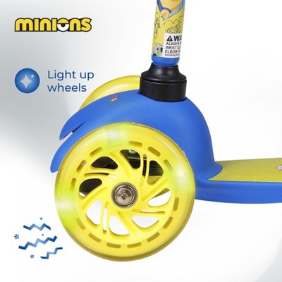 Minions triratis paspirtukas su LED ratais