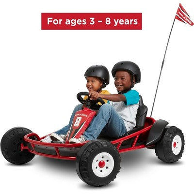 Radio Flyer 24V dvivietis elektrinis kartingas