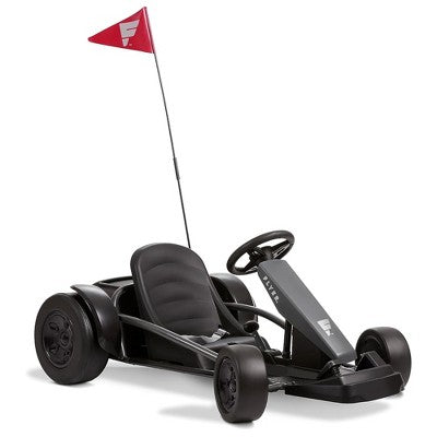 Radio Flyer 36V vaikų kartingas pilkas