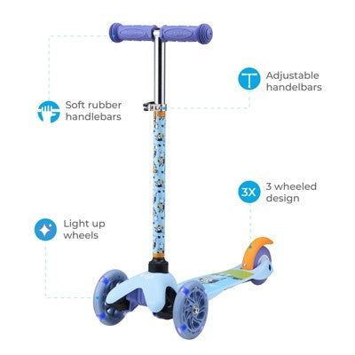 Bluey savibalansuojantis triratis su LED ratais